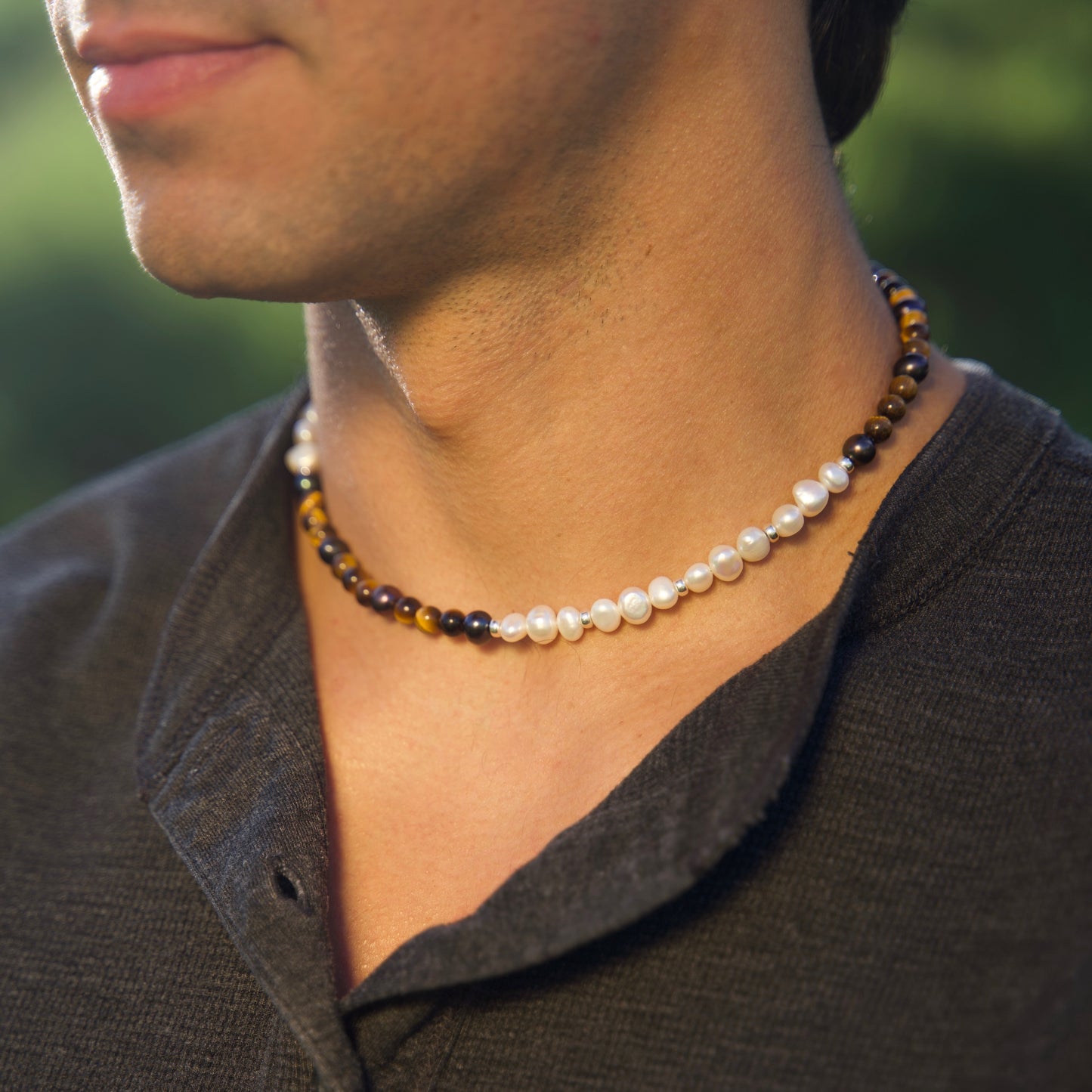 Day & Night Pearl Necklace