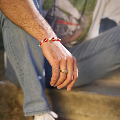 Guardian Eye Pearl Bracelet