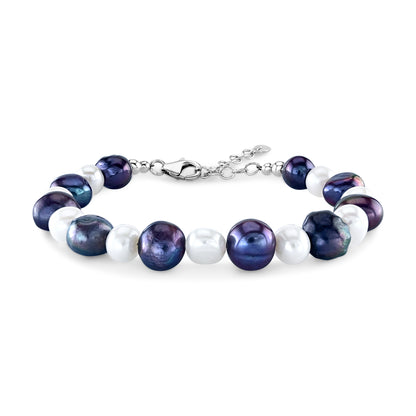 Shadow Oscillation Pearl Bracelet