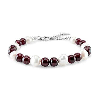 Grandma's Rug Pearl Bracelet