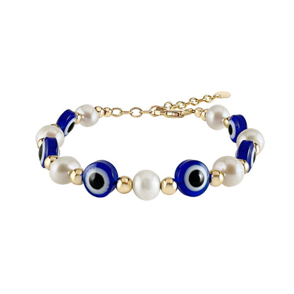 Guardian Eye Pearl Bracelet