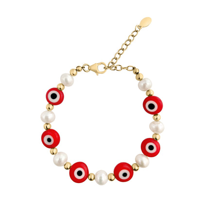 Guardian Eye Pearl Bracelet