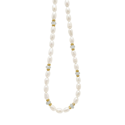 Wave Rider Pearl Necklace